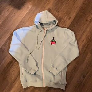 Hindu Alkahmi designed hoodie zip up Unisex XXL